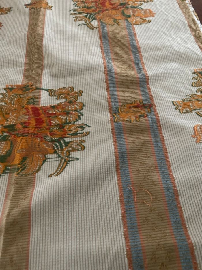 Tissu fleurs multicolores - photo numéro 3