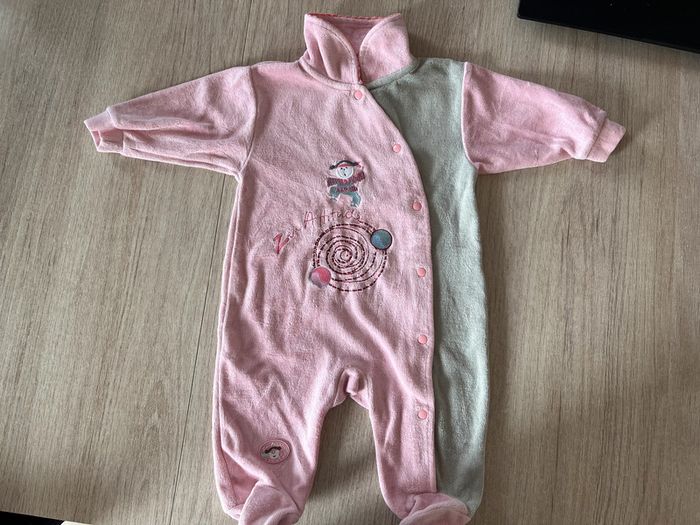 Pyjama en velours - 3 mois
