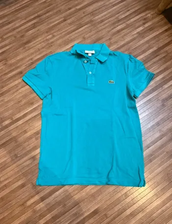 Polo slim fit Taille 3 Bleu canard