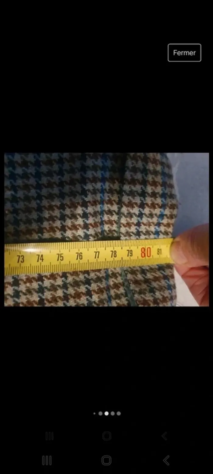 Veste de costume  lainée taille 54 - photo numéro 5
