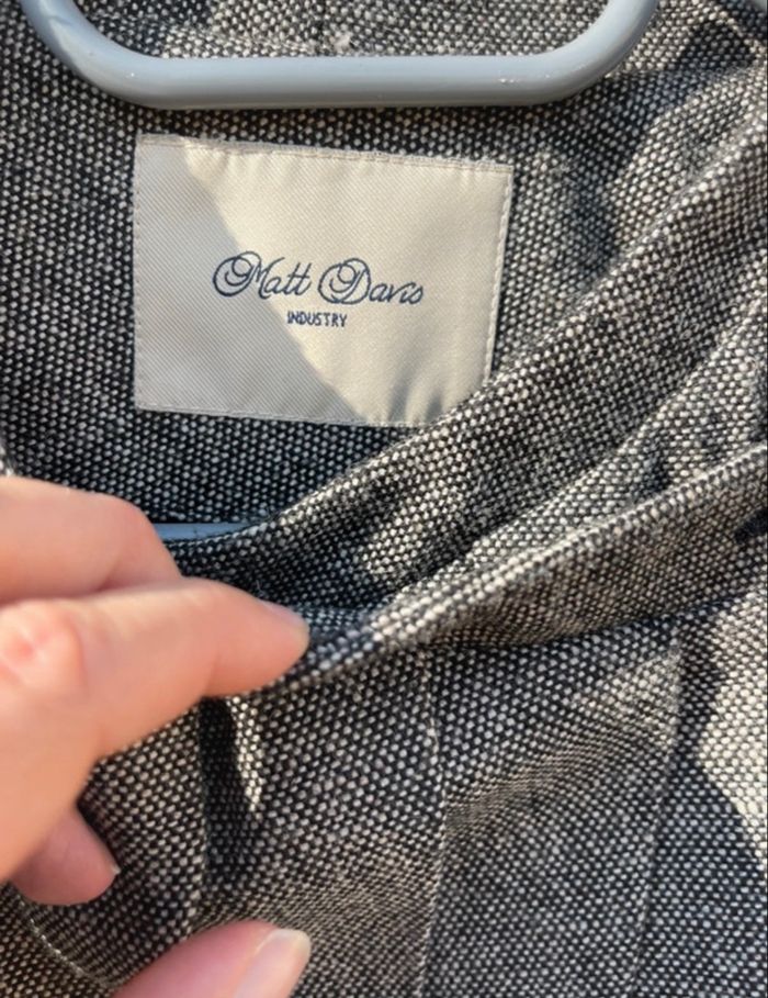 Veste style blazer gris chiné - Matt Davis - photo numéro 3