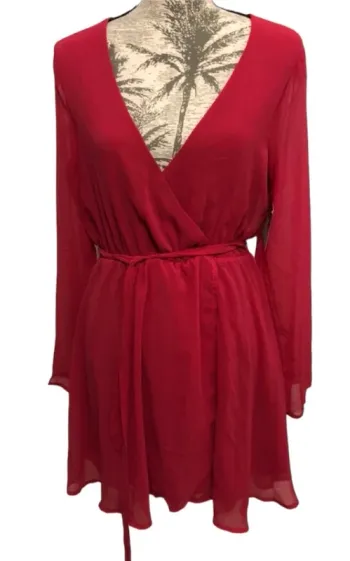 Robe framboise Nly Trend
