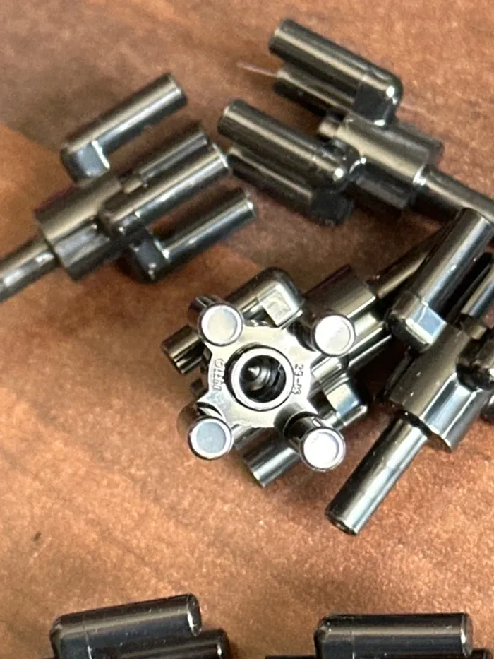 10 Bar 1.2L with Top Stud and 4 Bar Arms Up (Palm Tree Top) ref 2566 black - photo numéro 3