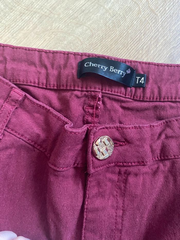 Pantalon slim taille 42 avec élasthane - photo numéro 5