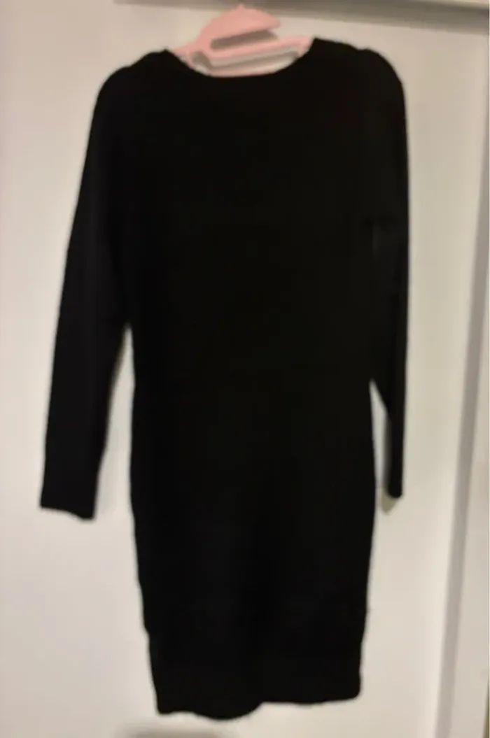 Pull robe La City col V noire taille 36 -S neuve - photo numéro 4