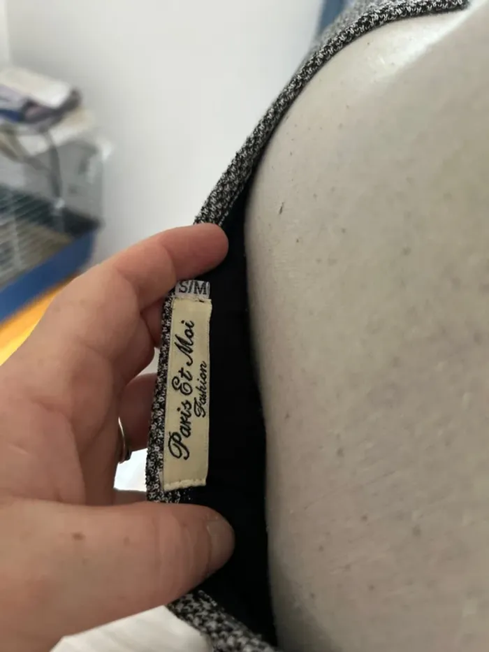 Blouse au dos transparent Paris et moin s/m - photo numéro 3
