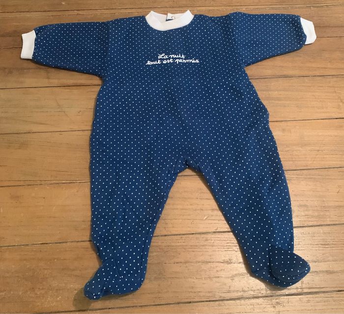 Pyjama chaud à pois