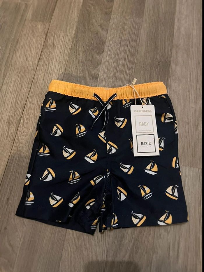 Short de bain plage taille 12 mois