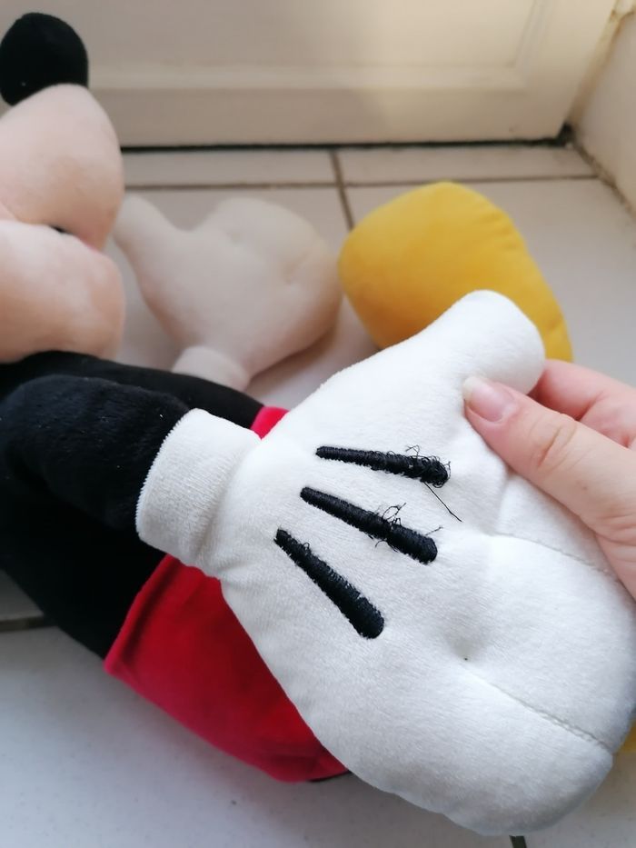Grosse peluche Mickey - photo numéro 3