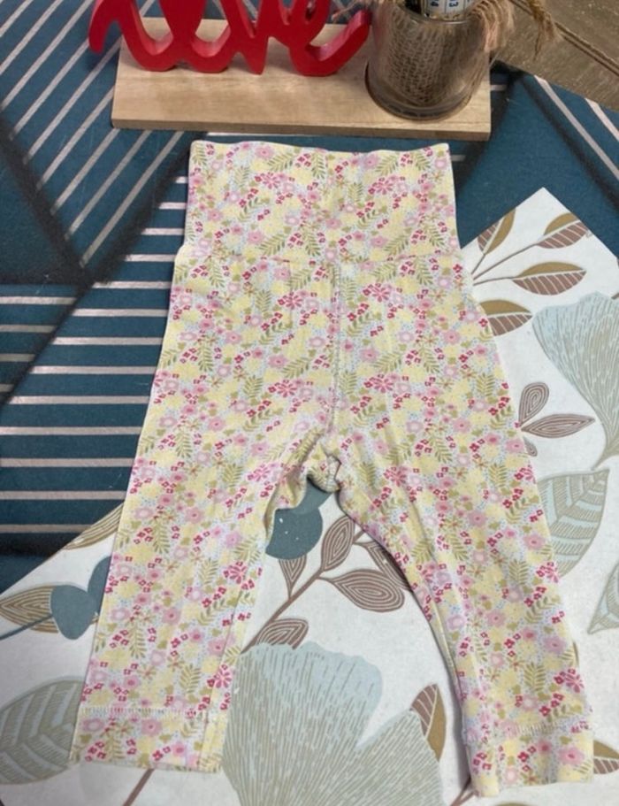3 pantalons / leggings - 6 mois - photo numéro 8