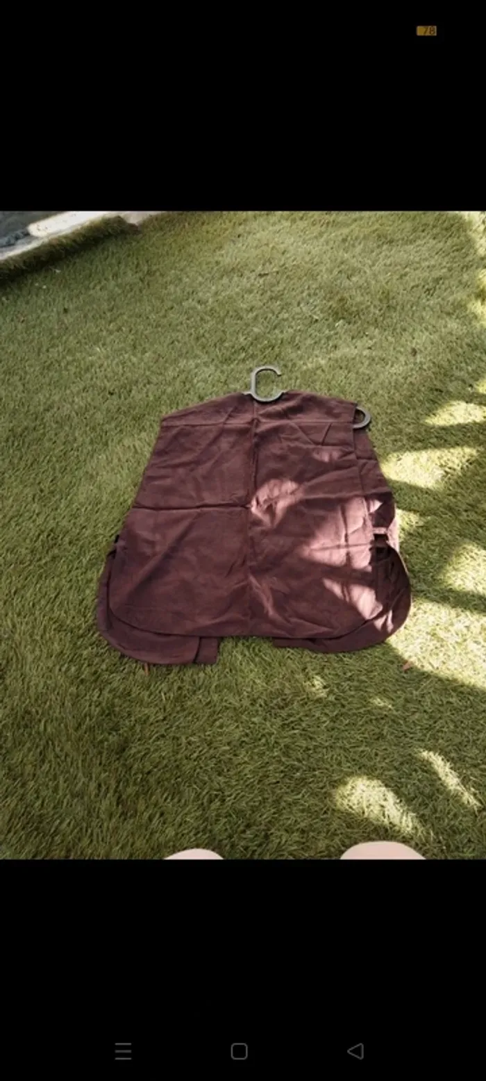 Veste sans manches Marron Taille L - photo numéro 4