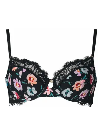 Soutien-gorge Morgan à armatures motif floral Taille 90 C Neuf