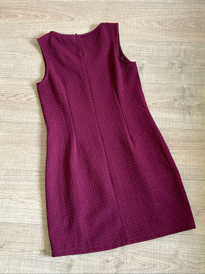 Robe bordeaux sans manches Vila Joy taille L TBE - photo numéro 8