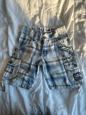 Short à carreau style jeans 4 ans the best fashion