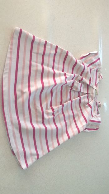 Robe rayée fille 4 ans