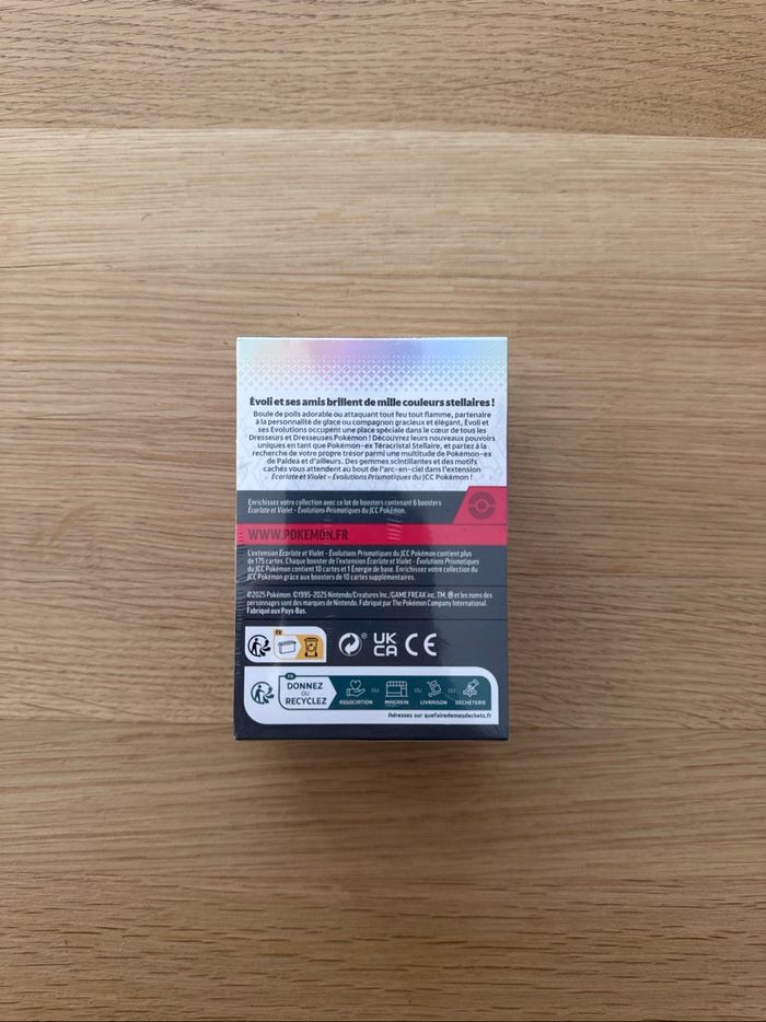 Bundle 6 Boosters Évolutions Prismatiques EV8.5 Neuf - photo numéro 3