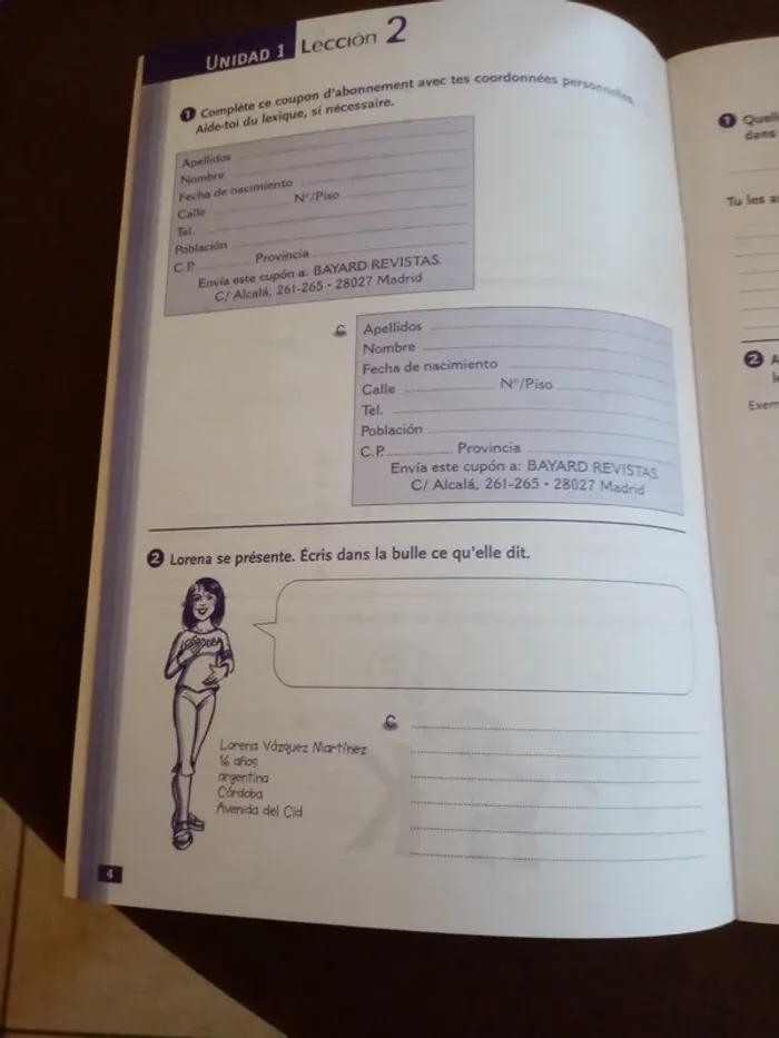 Cahier d'activités espagnol Nuevos Rumbos - photo numéro 2