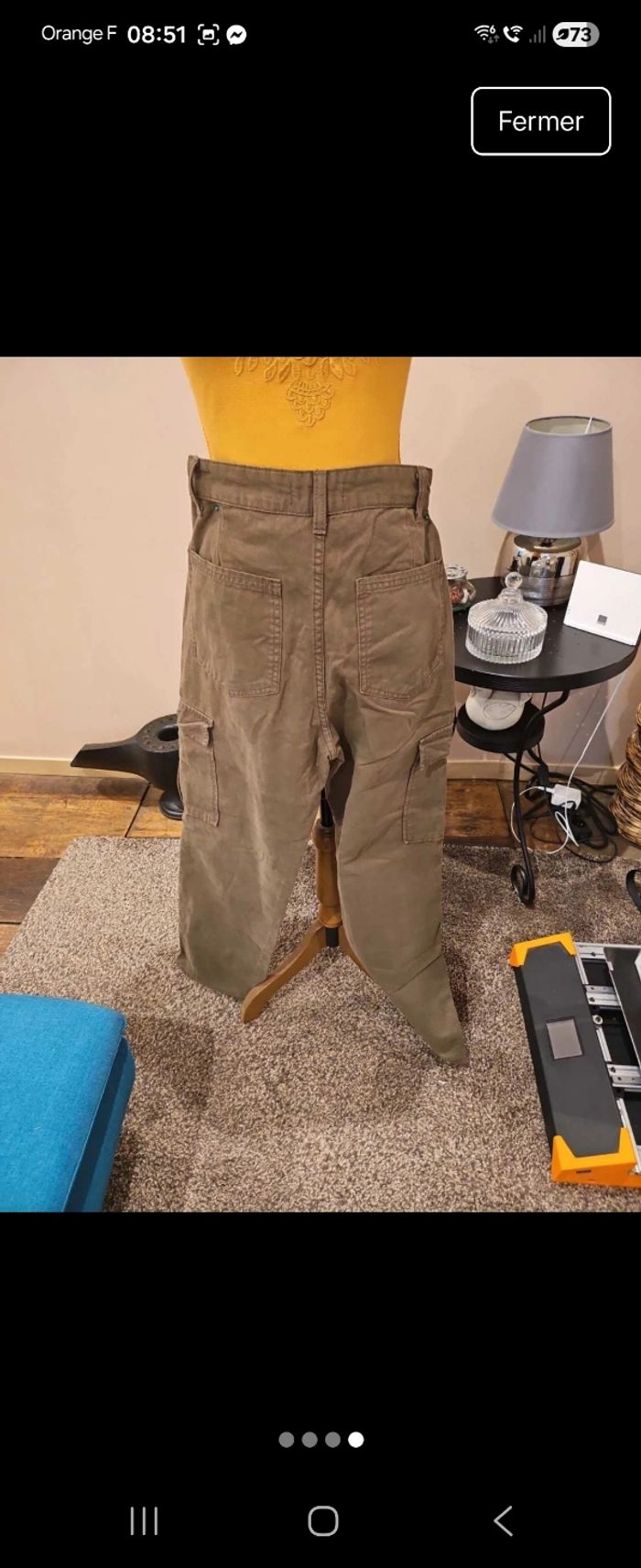 Pantalon cargo str - photo numéro 4