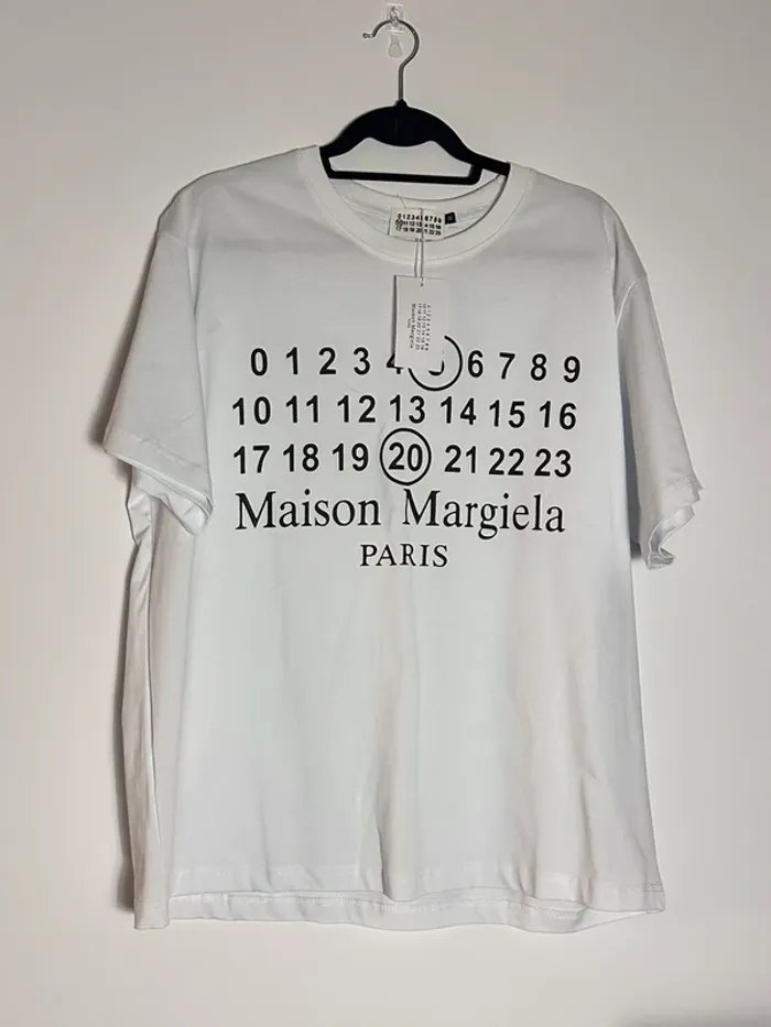 T shirt maison margiela blanc