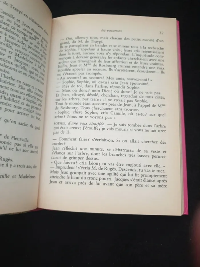 Livre "Les vacances" de la Comtesse de Ségur - photo numéro 2