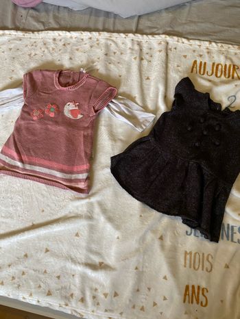 2 Robes pulls 6mois