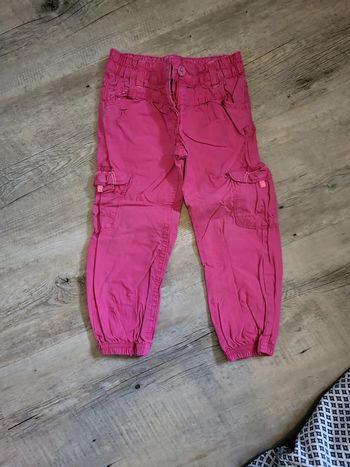 Pantalon rose fuschia fille Orchestra 3 ans