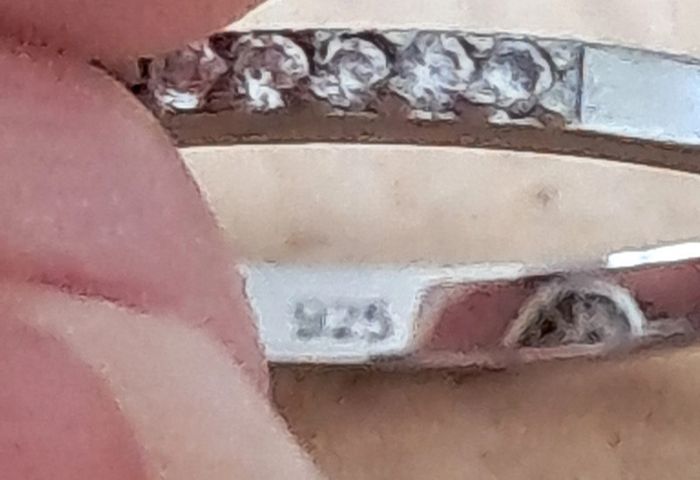 Bague fleur argent et zirconia - photo numéro 6