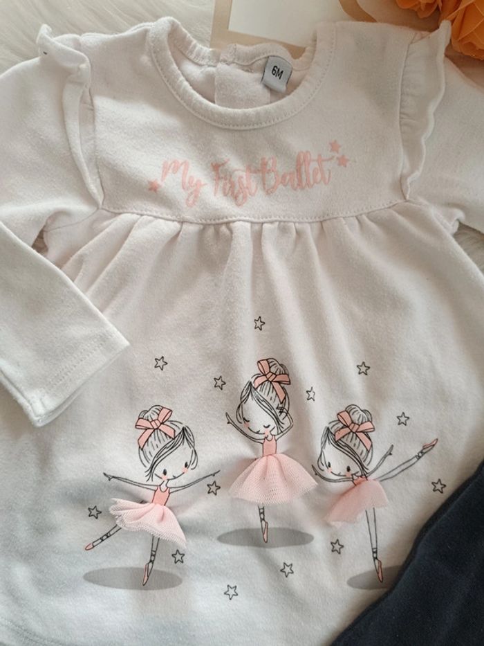 Ensemble danseuse bébé fille - photo numéro 2