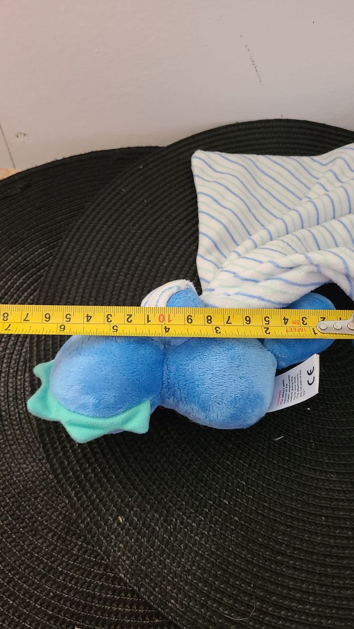 Dunnes Stores doudou dinosaure bleu Saint Bernard rayée bleu - photo numéro 3