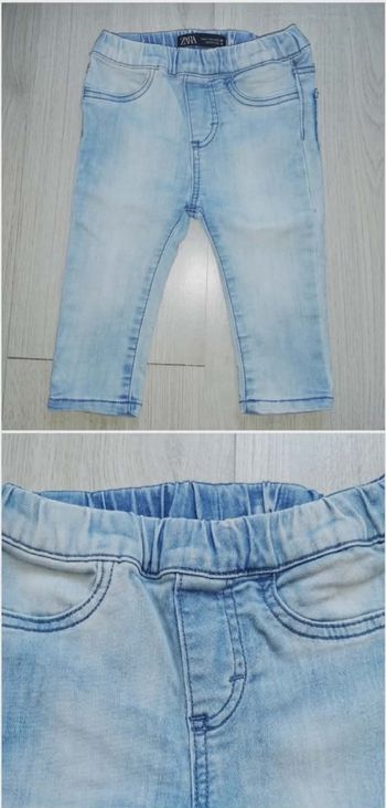 Jean bleu clair denim Zara Kids - 4/6mois