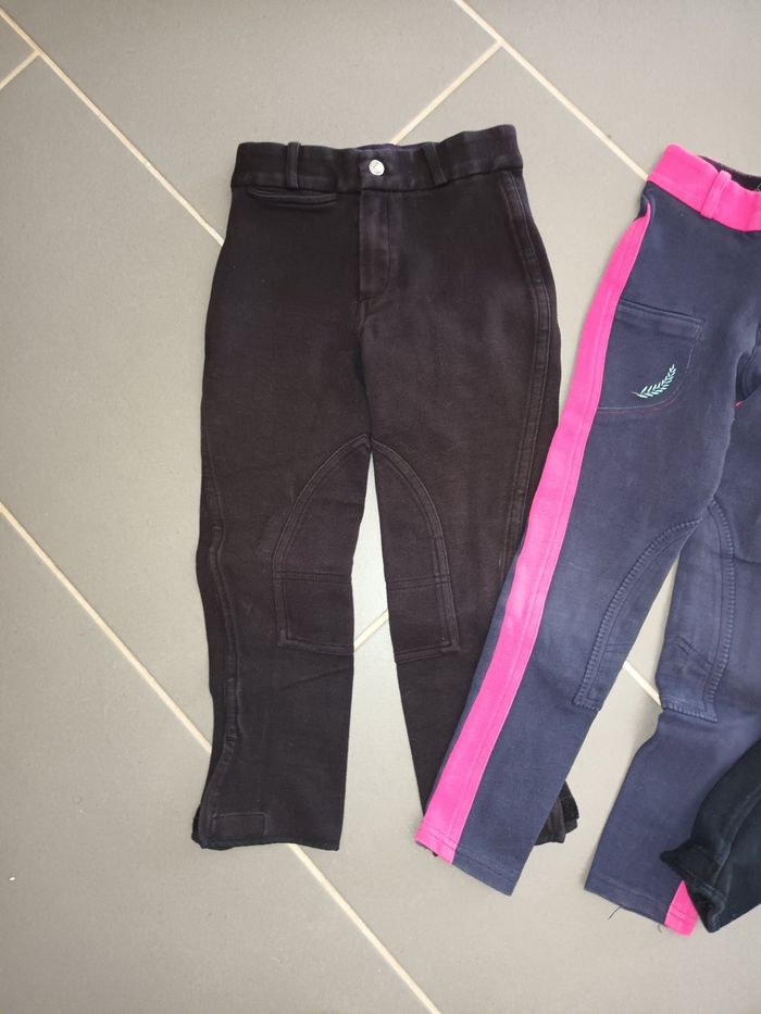 Lot 3 pantalons équitation taille 6 ans - photo numéro 3