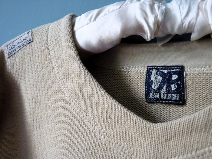 Pull Garçon Jean Bourget 10 ans beige clair manches longues TBE - photo numéro 2