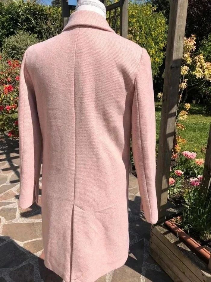 Manteau Mango neuf en taille S, rose poudré - photo numéro 9