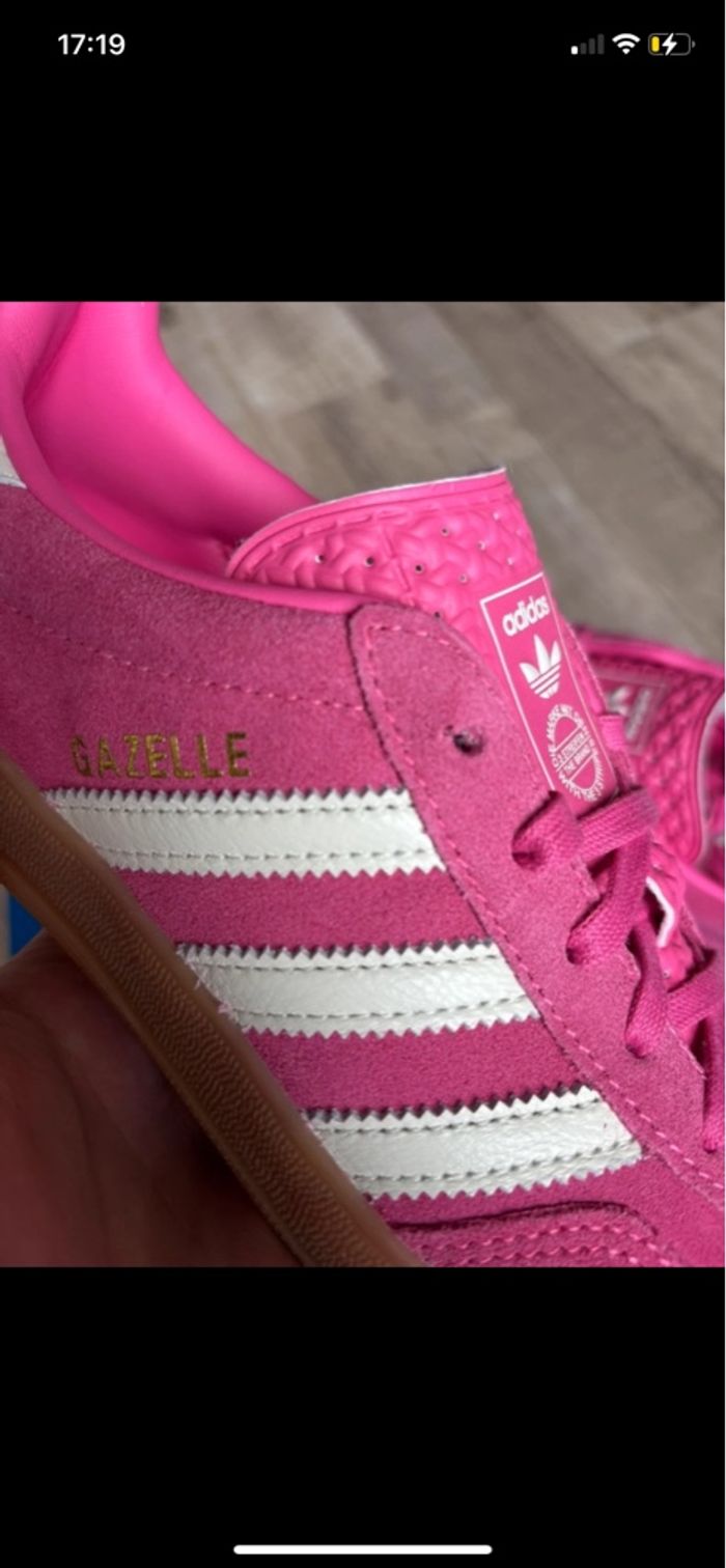 Sneakers Adidas Gazelle Indoor w rose - photo numéro 5