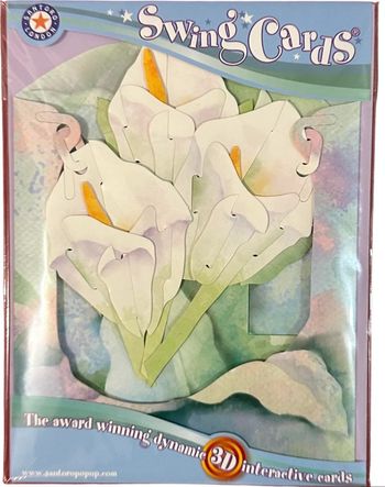 Carte de Voeux 3D Intéractive Santoro London Fleur