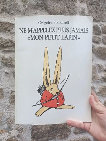 Livre ne m'appelez plus jamais mon petit lapin