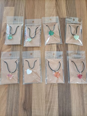 Collier neuf pendentif coeur