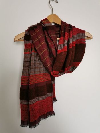 Echarpe rayée multi-couleurs