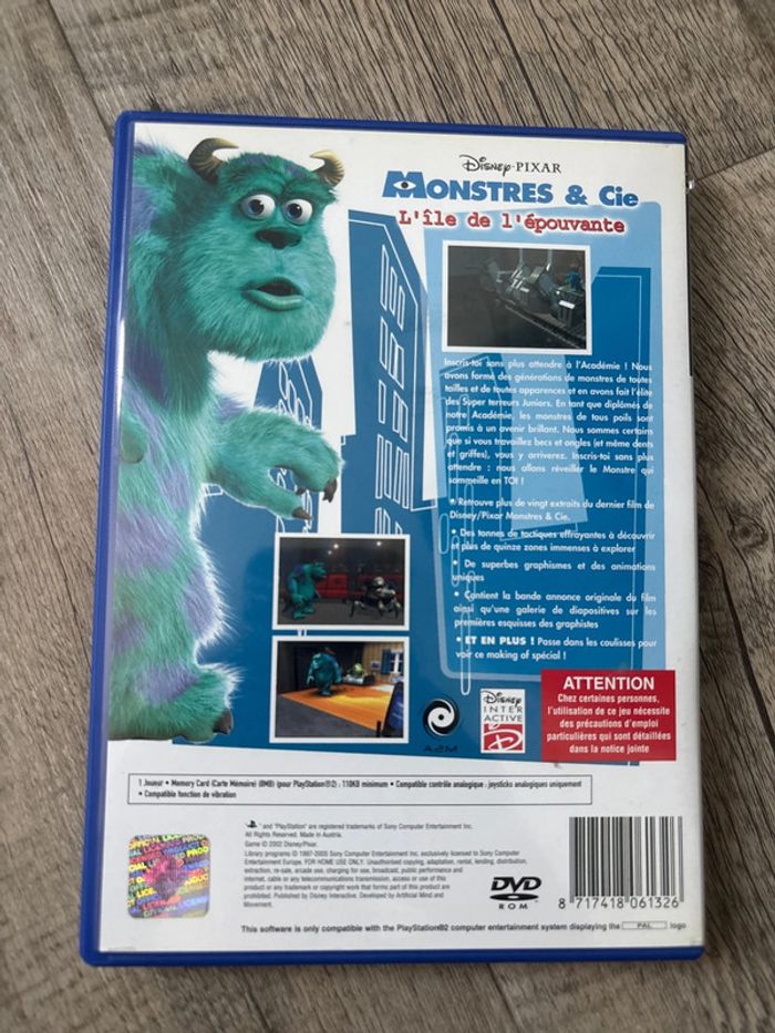 Jeu disney Monstres & cie - photo numéro 2
