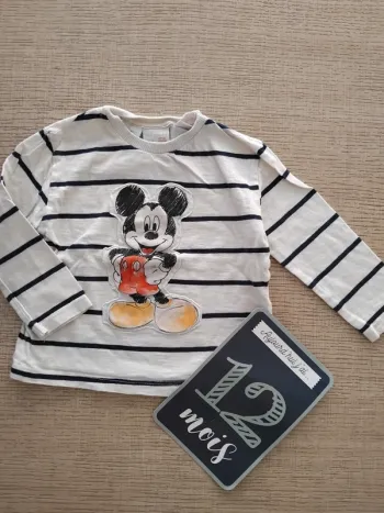 Haut manches longues 9/12 mois / 80 cm