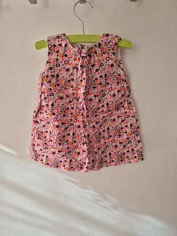 Robe multicolore sans manches H&M bébé fille 6 mois 74 cm
