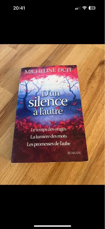 Livre D’un silence à l’autre de Micheline Duff