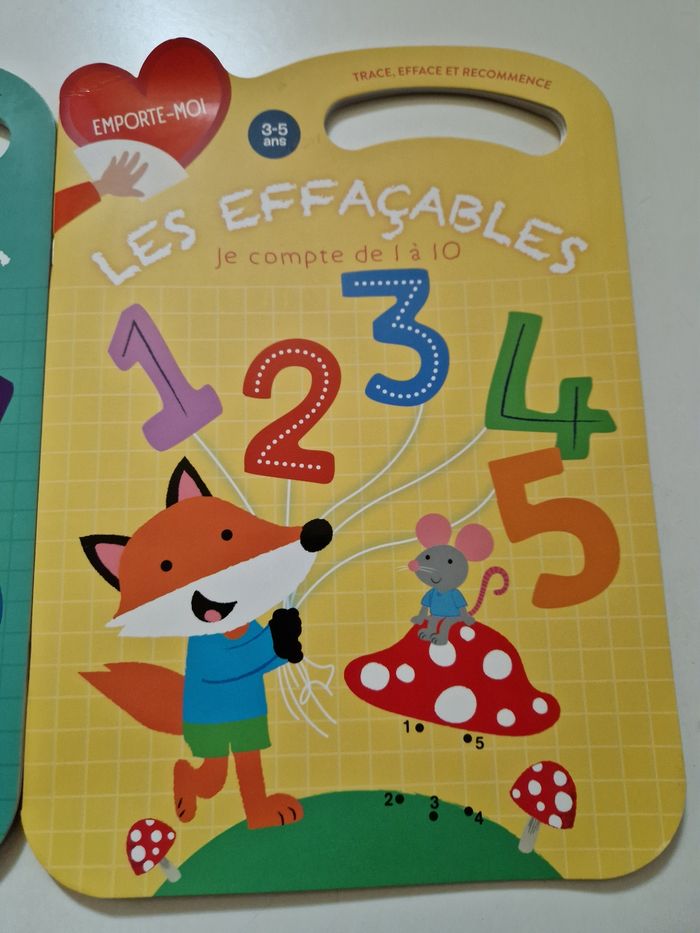 2 Livres effaçable pour apprendre a compter - photo numéro 3