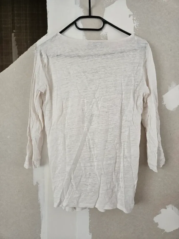 T shirt manches 3/4 etam - photo numéro 2