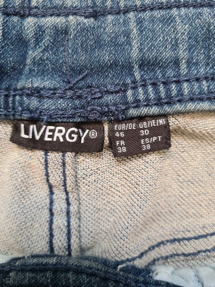 Short jeans taille élastiquée Fr 38 - photo numéro 2