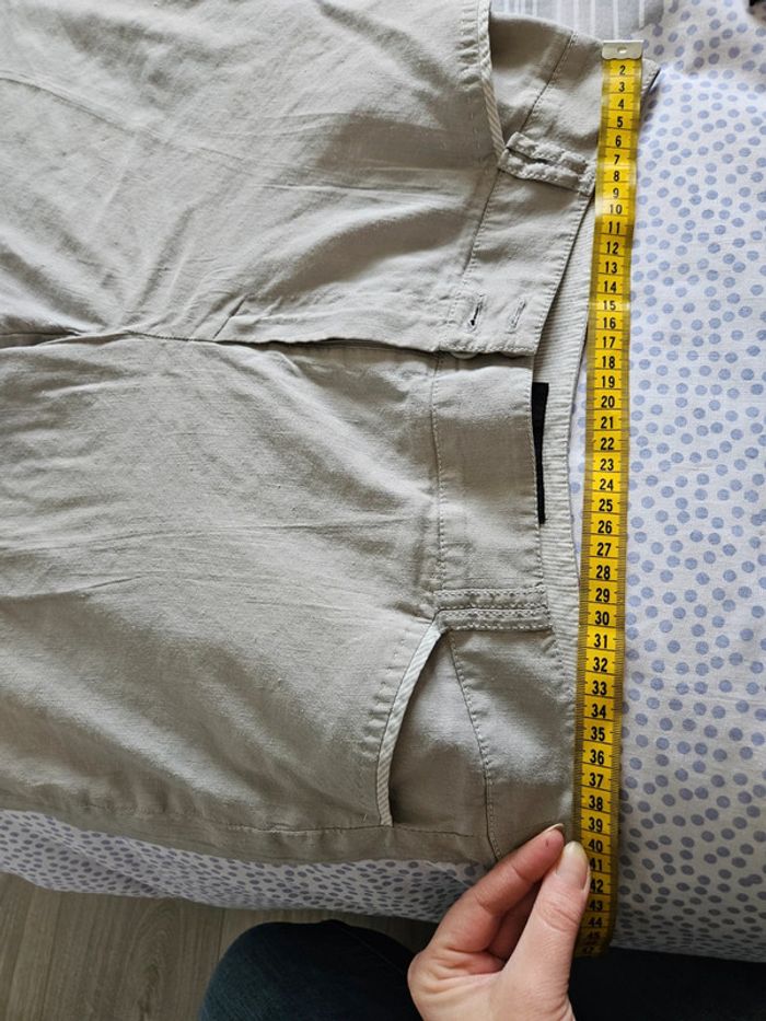 Pantalon 7/8 éme en lin Un jour ailleurs taille XL - photo numéro 10