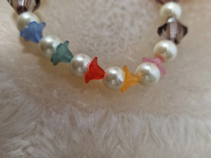 Bracelet Fleurs Multicolore Perles - photo numéro 9