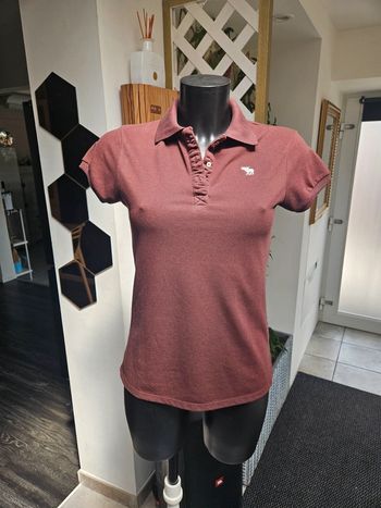 Abercrombie polo marron taille S