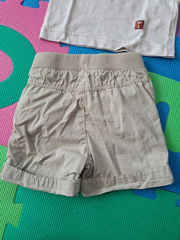 Lot 2 t-shirts + 2shorts 12m - photo numéro 5