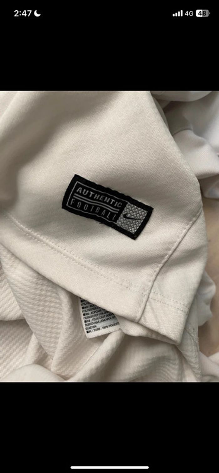 Haut entraînement PSG Nike - blanc Fly Emirates - taille M - officiel - photo numéro 7